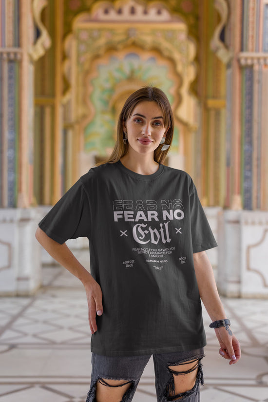 UNISEX BLACK OVERSIZED T-SHIRT