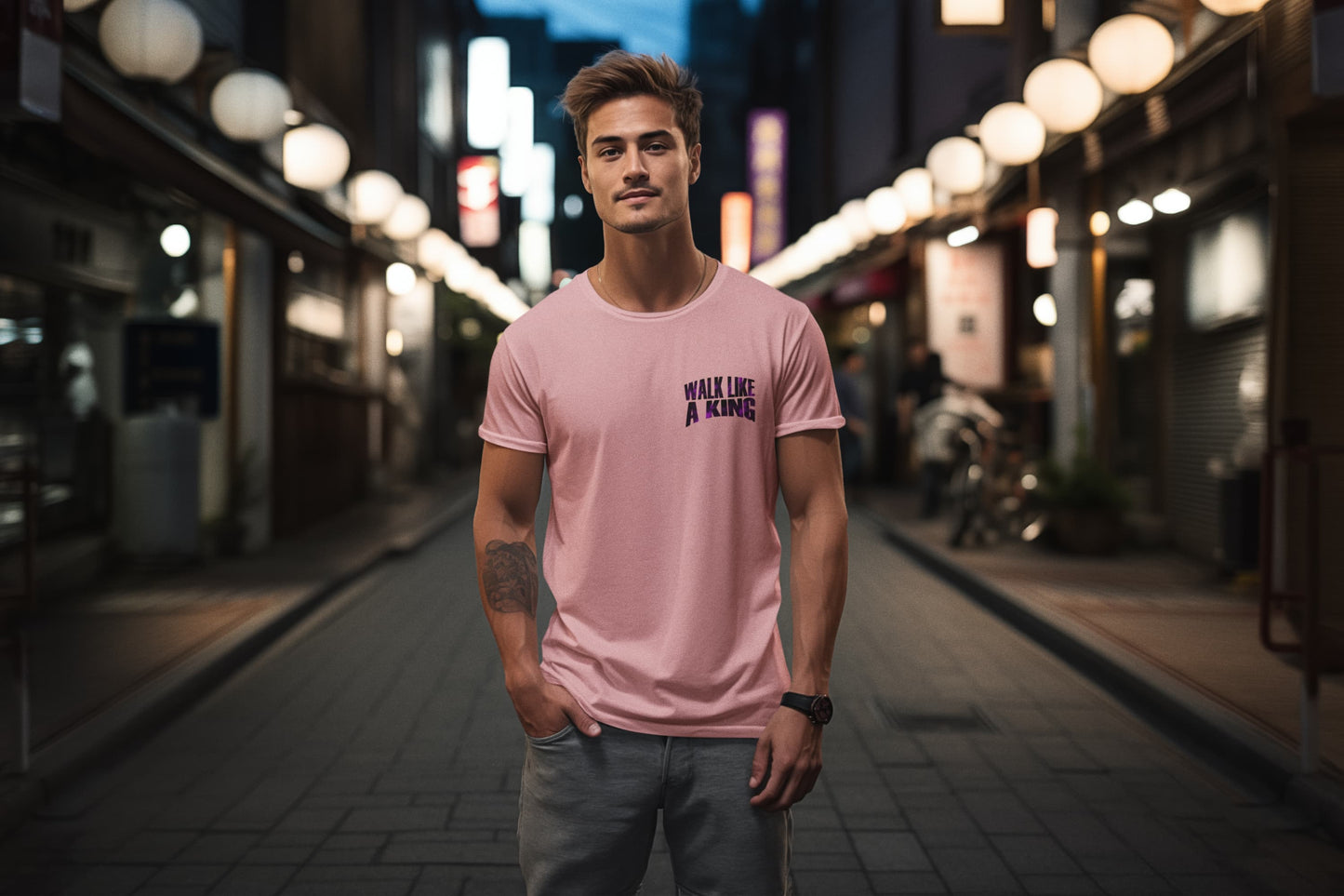 Men's Pastel Dusty Round Neck T-shirts