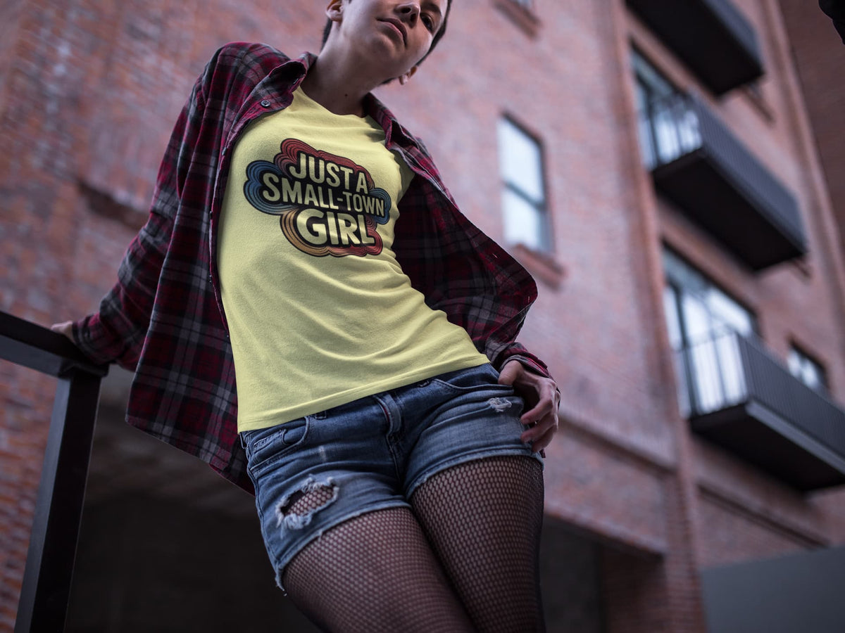 Women's Butter Yellow Round Neck T-shirts