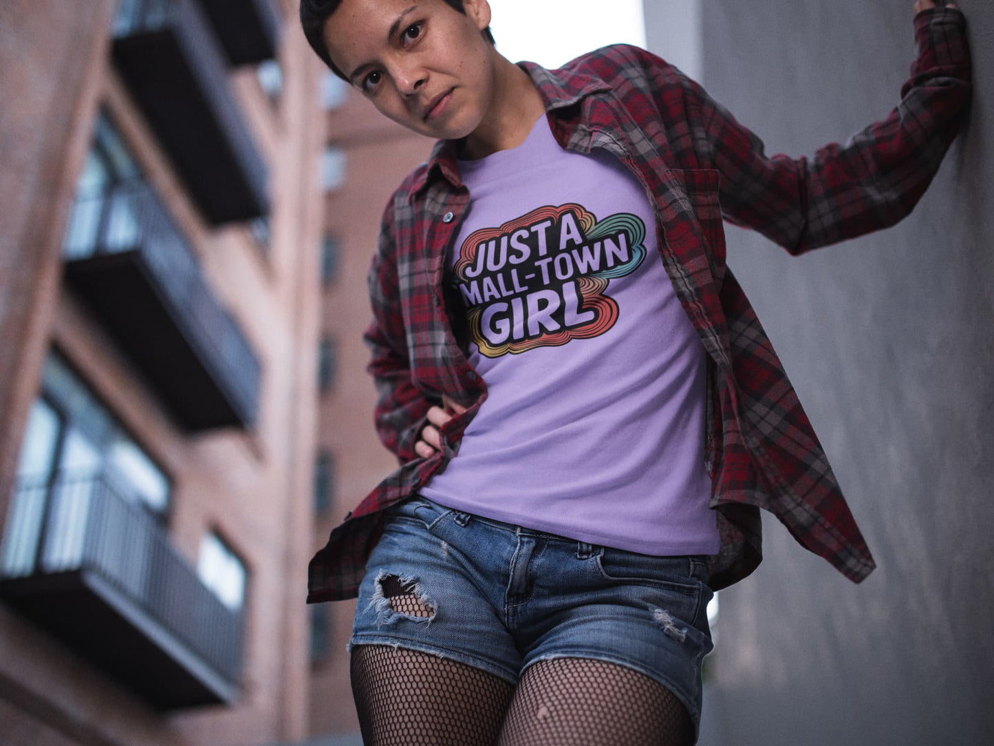 Women's Iris Lavender Round Neck T-shirts