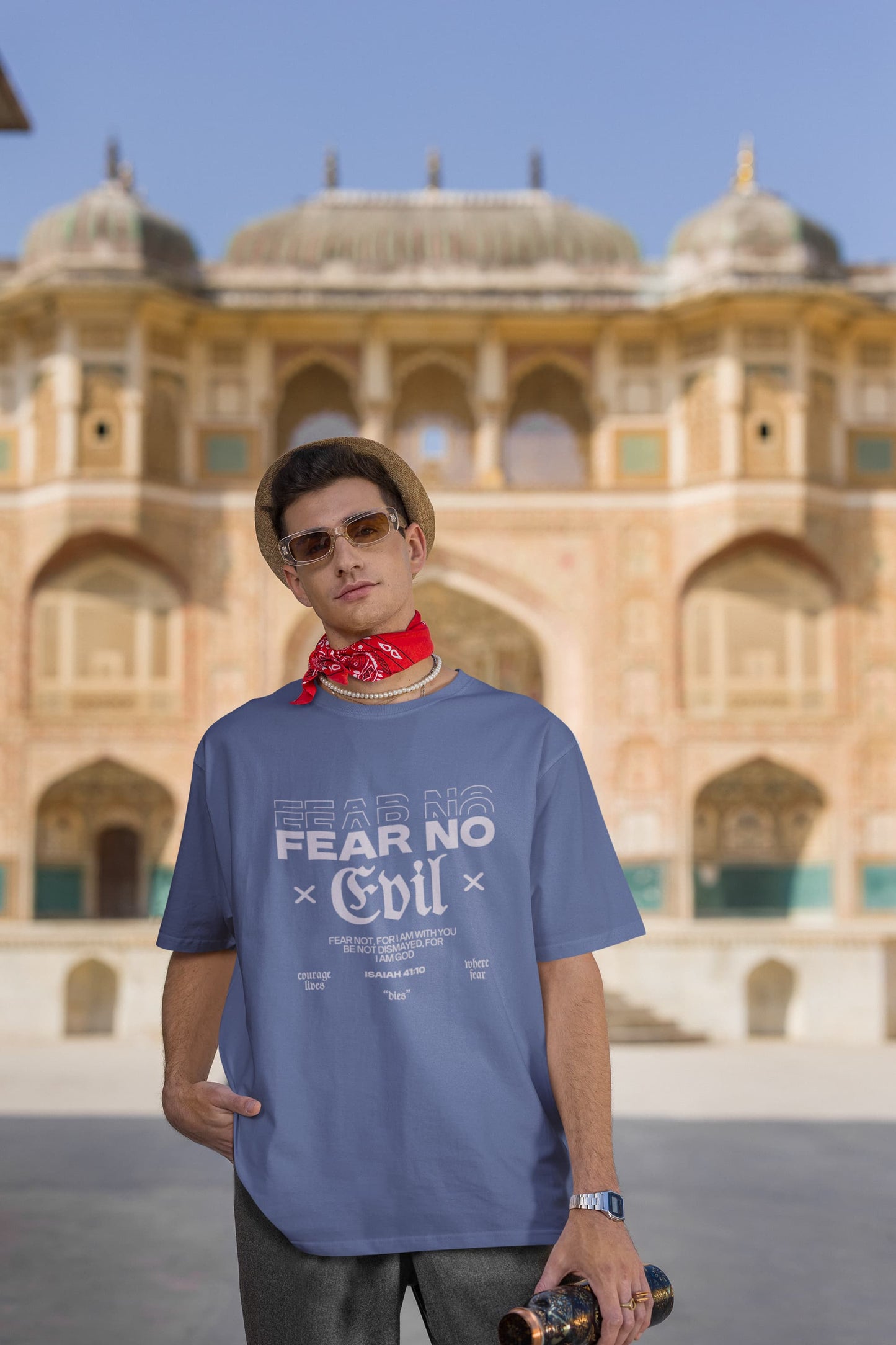 UNISEX STEEL GREY OVERSIZED T-SHIRT