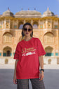 UNISEX RED OVERSIZED T-SHIRT 
