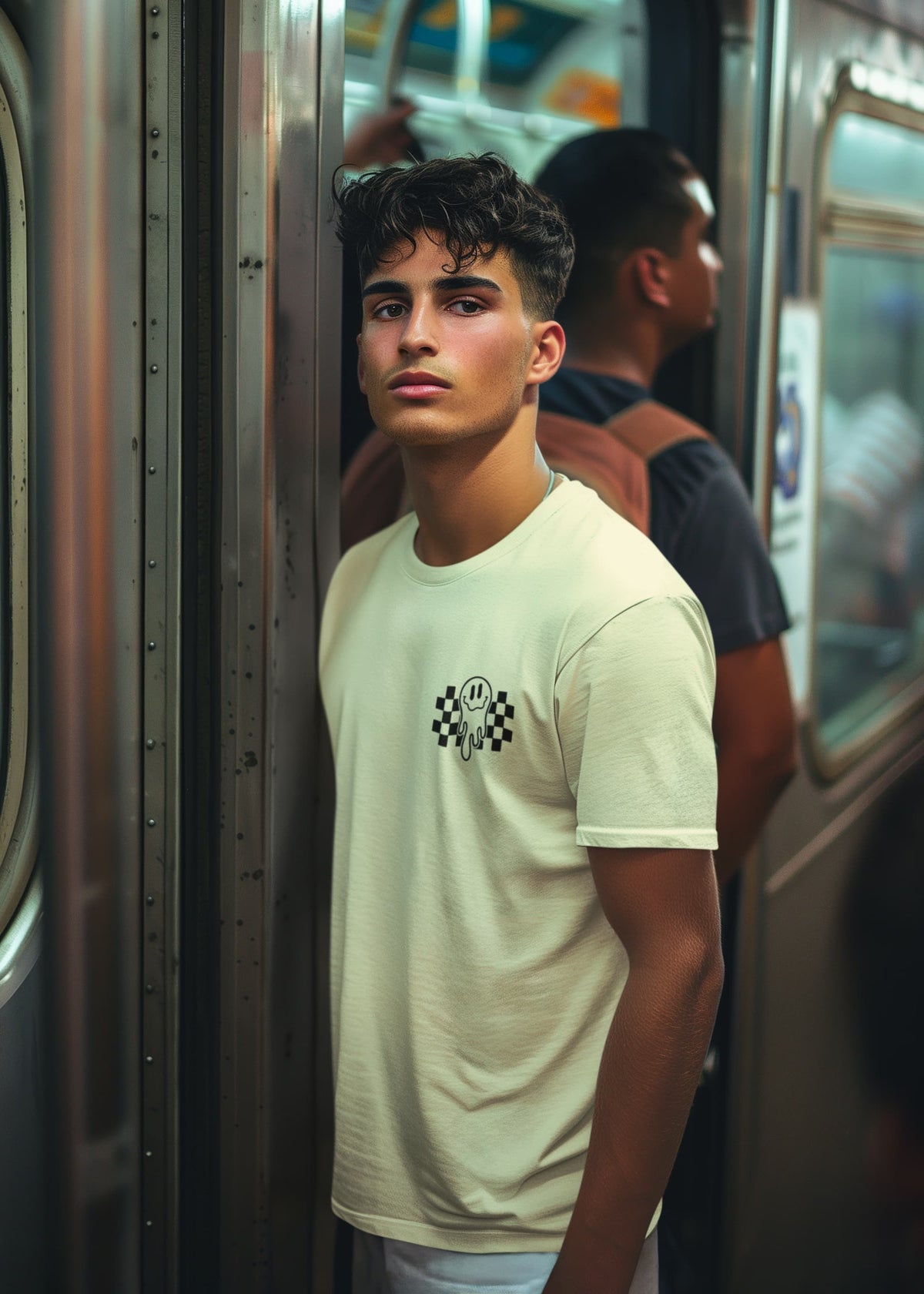 Men's Almond Round Neck T-shirts