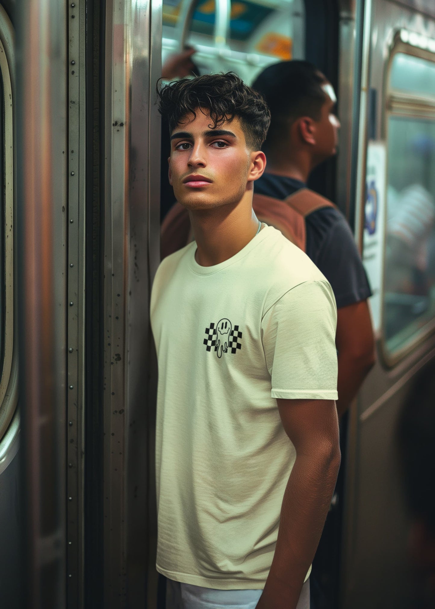 Men's Almond Round Neck T-shirts