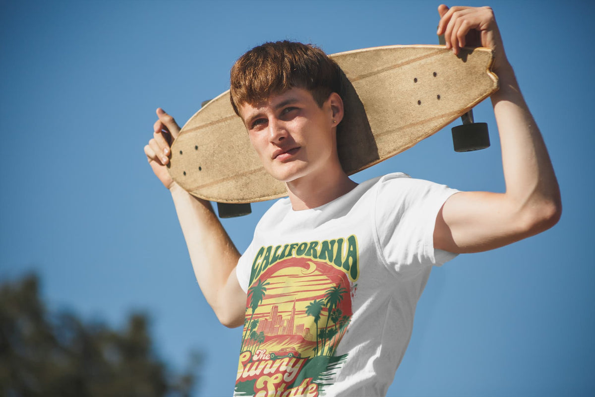 Men's White Round Neck T-shirts