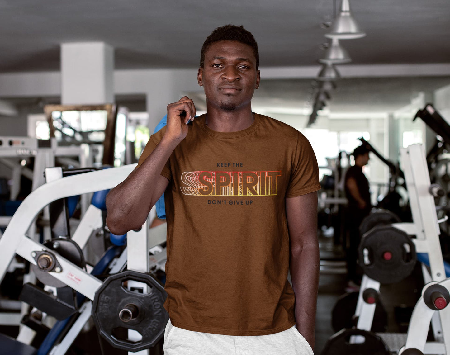 MENS COFFEE BROWN ROUNDNECK T-SHIRT
