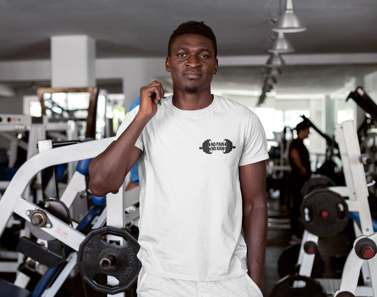 Men's White Round Neck T-shirts