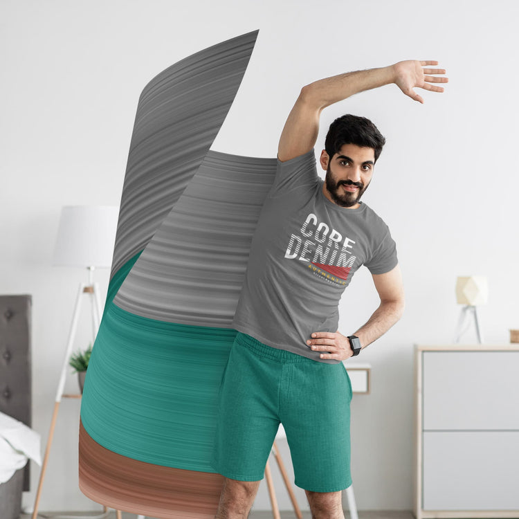 Man wearing a gray &