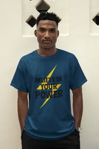 MENS NAVY BLUE ROUNDNECK T-SHIRT