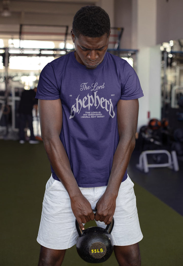 MENS PURPLE ROUNDNECK T-SHIRT