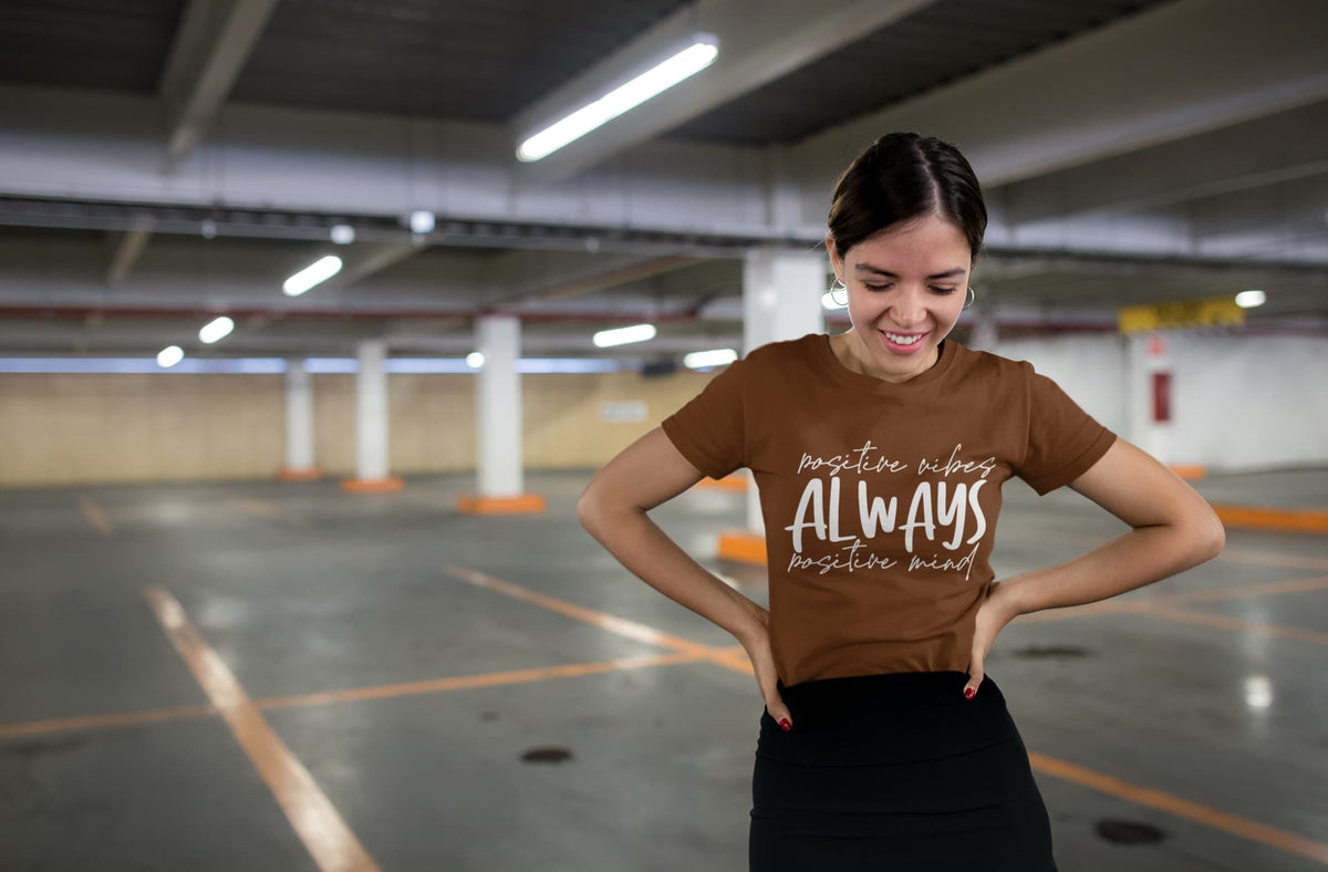 Women's Coffee Brown Roundneck T-shirt