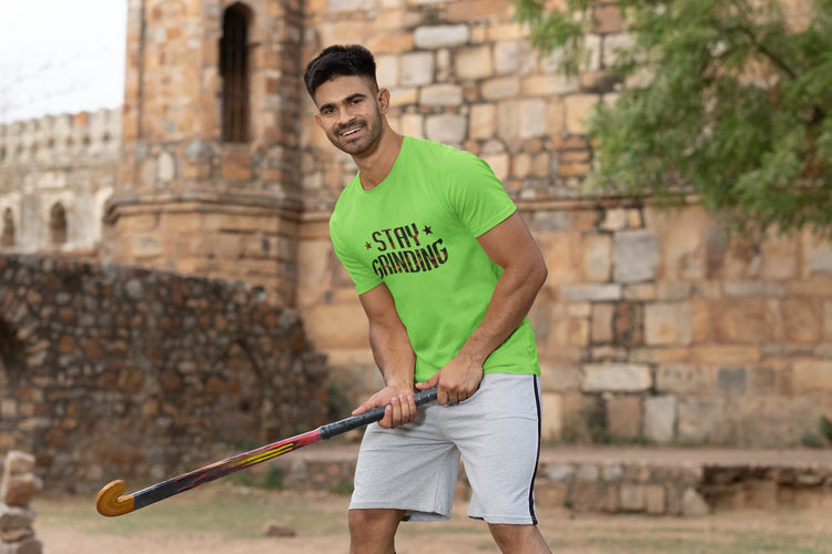 MENS LIRIL GREEN ROUNDNECK T-SHIRT 