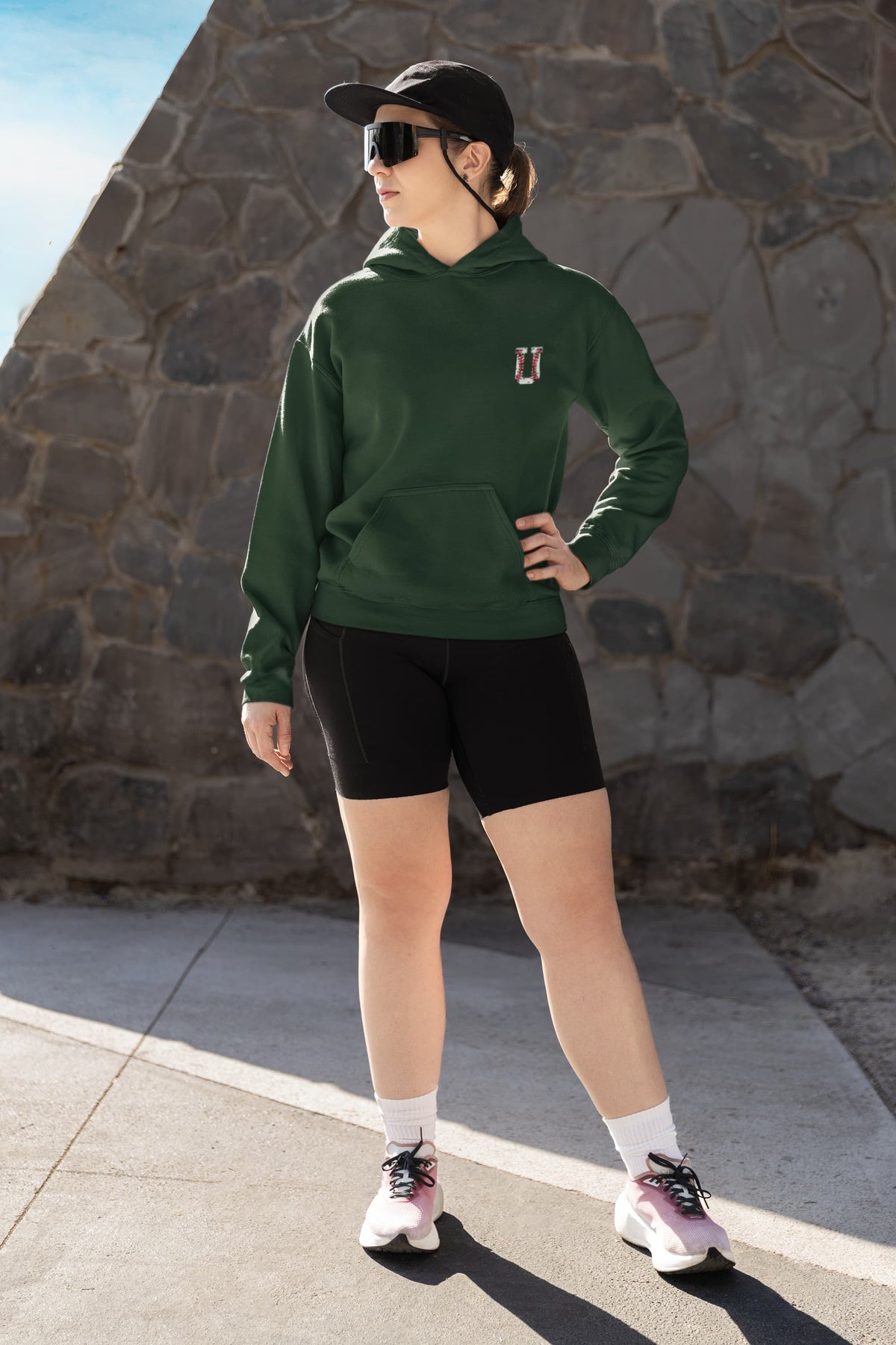 Karavirs® Heritage Olive Green oversized hoodie for women India