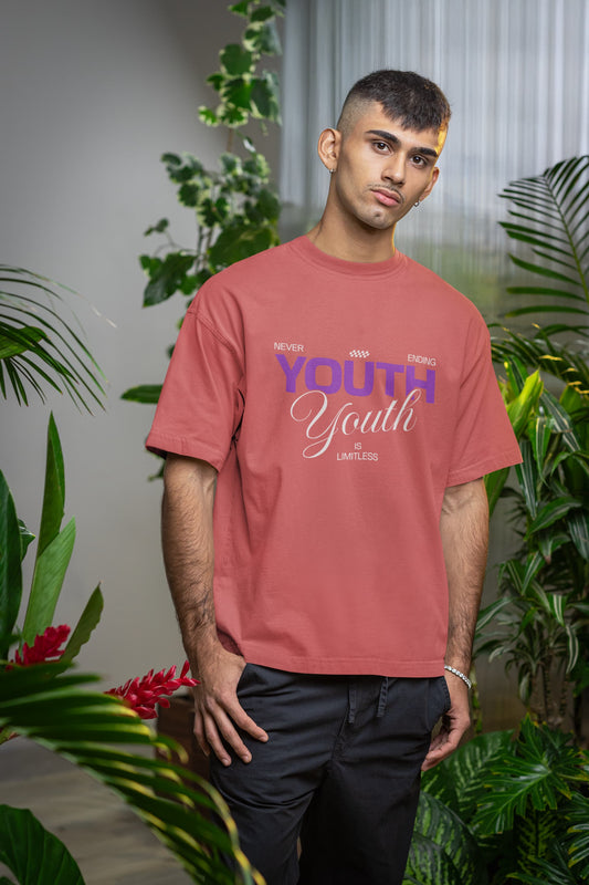 UNISEX DUSTY ROSE OVERSIZED T-SHIRT 