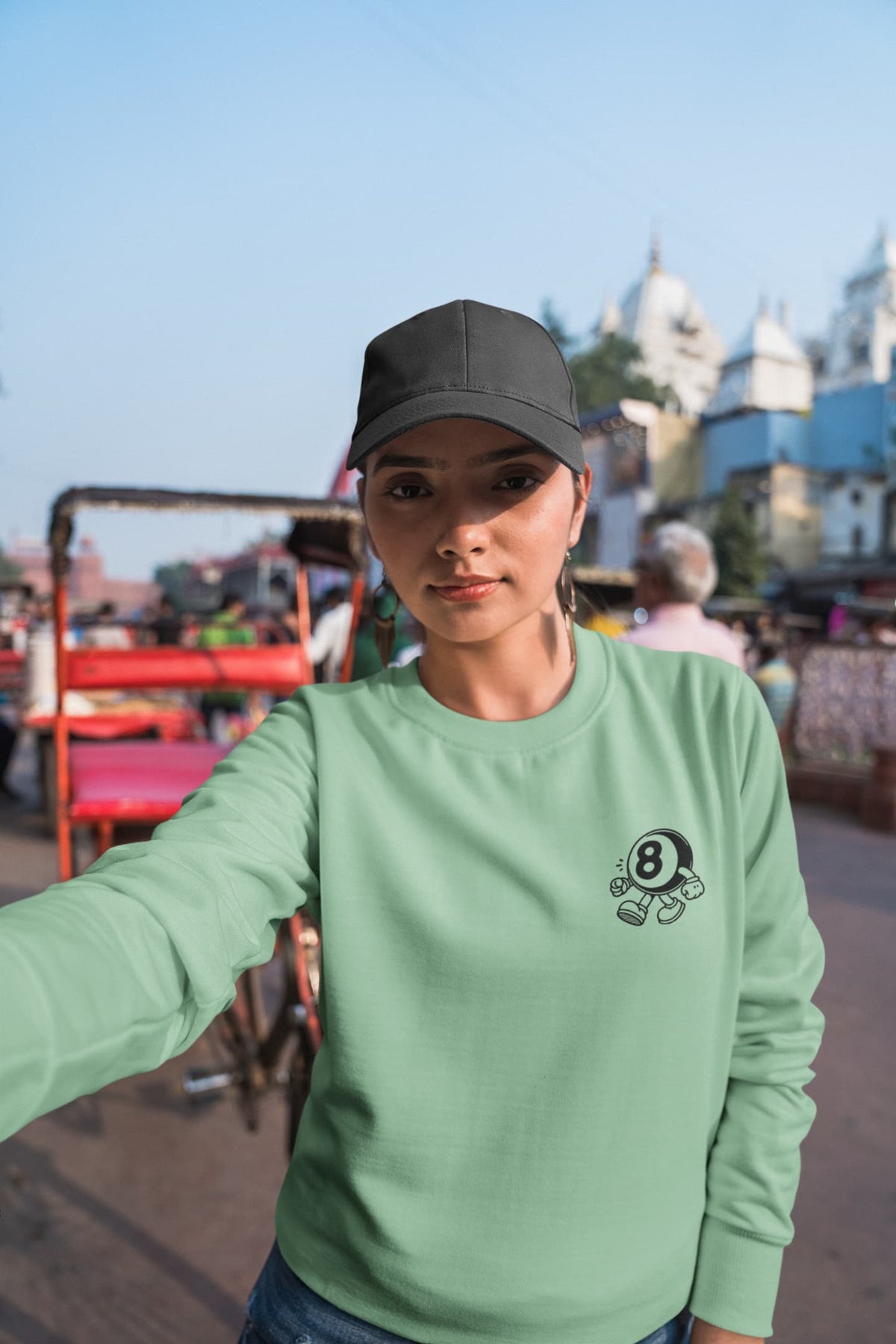 Women's Mint Green Sweatshirts