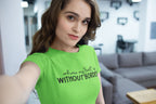 Women's Liril Green Round Neck T-shirts