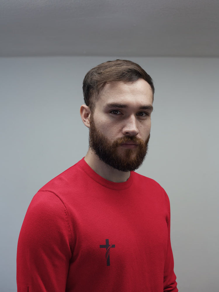 MENS RED SWEATSHIRTS