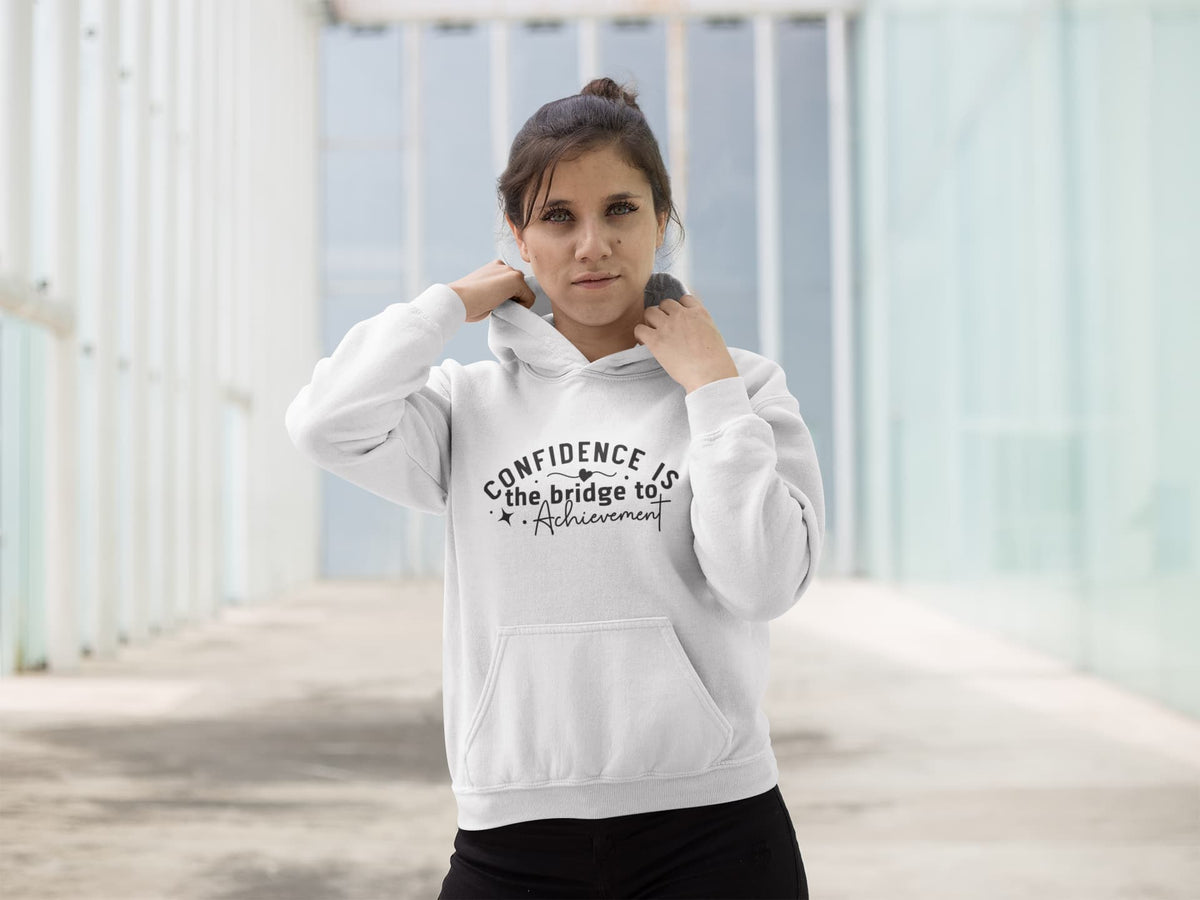 Karavirs® Bridged White oversized hoodie for women India