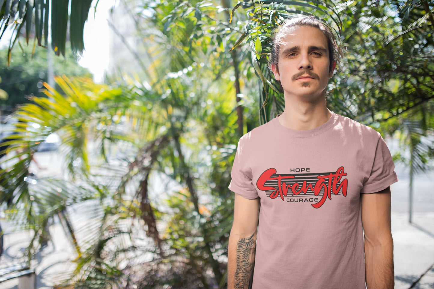 MENS PASTEL DUSTY ROUNDNECK T-SHIRT