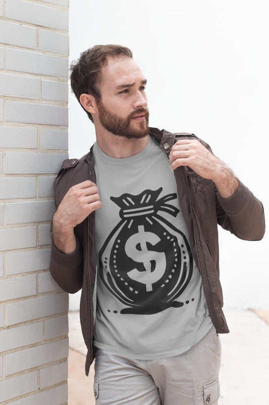 Men's Silver Frost Round Neck T-shirts