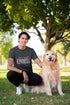 MENS BLACK ROUNDNECK T-SHIRT