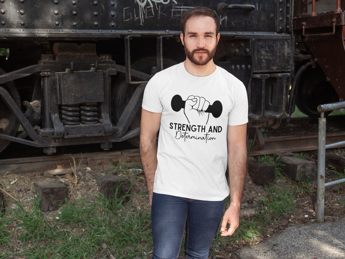 MENS WHITE ROUNDNECK T-SHIRT