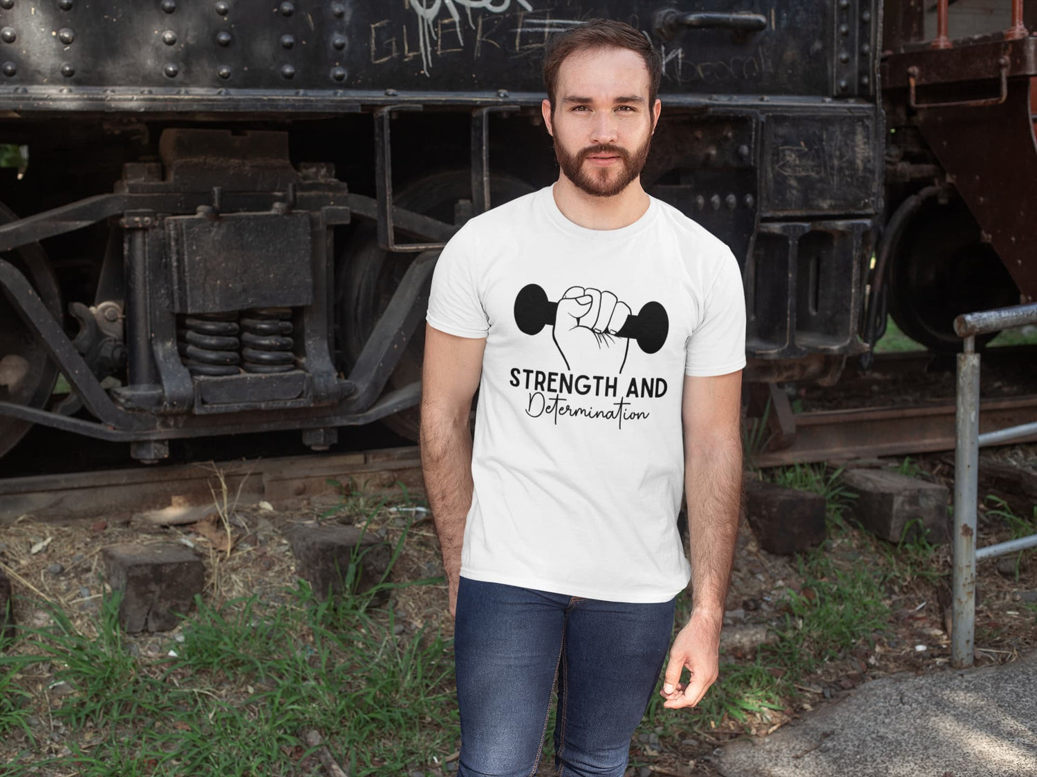 MENS WHITE ROUNDNECK T-SHIRT