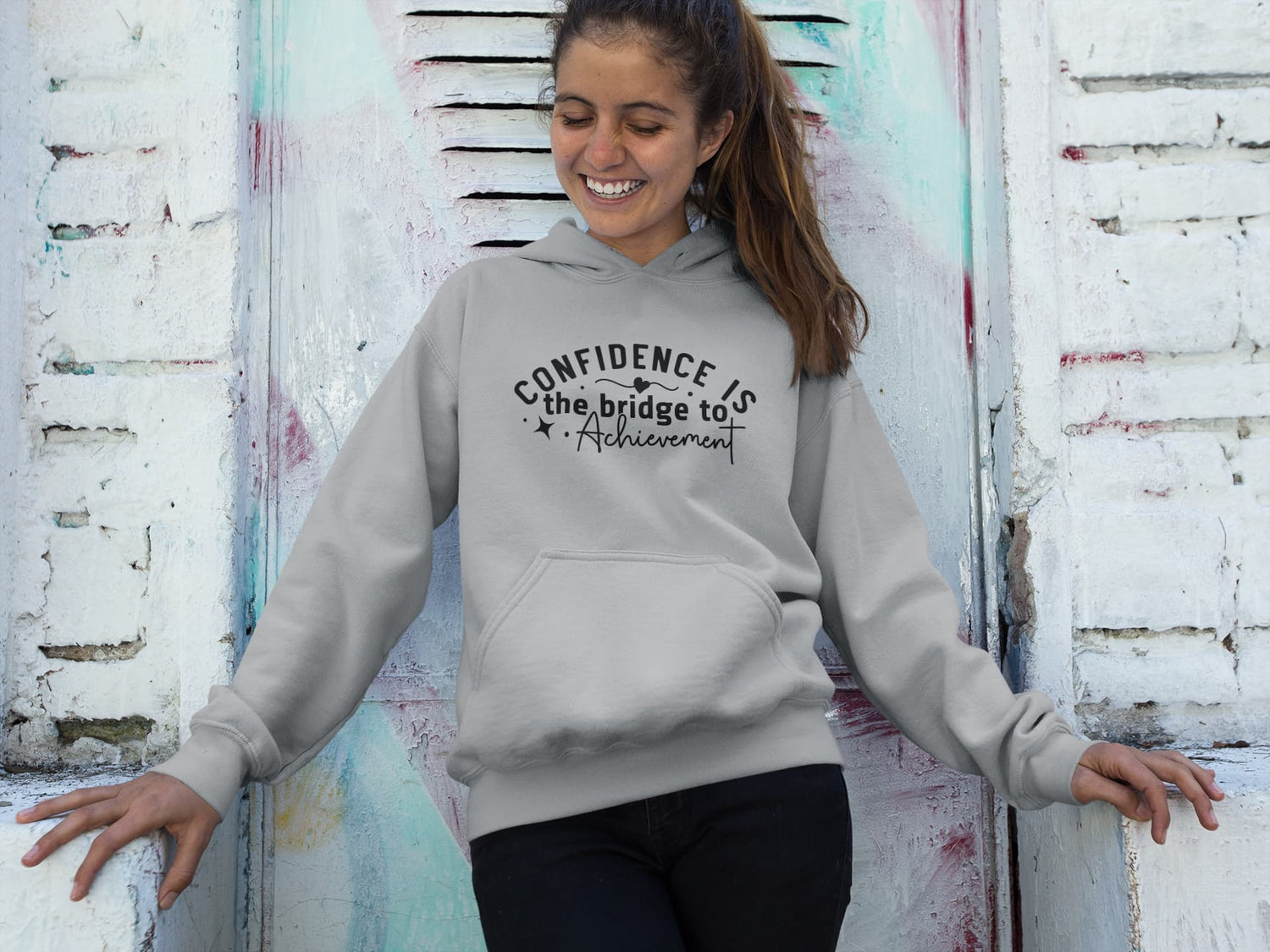 UNISEX MELANGE GREY SWEATSHIRT