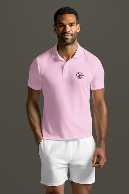 Men's Light Pink Polo T-shirts