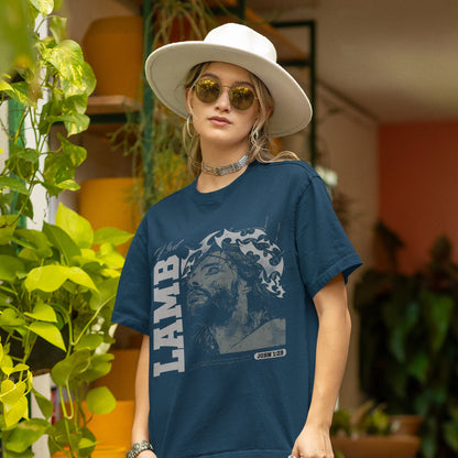 Women's Navy Blue Round Neck T-shirts