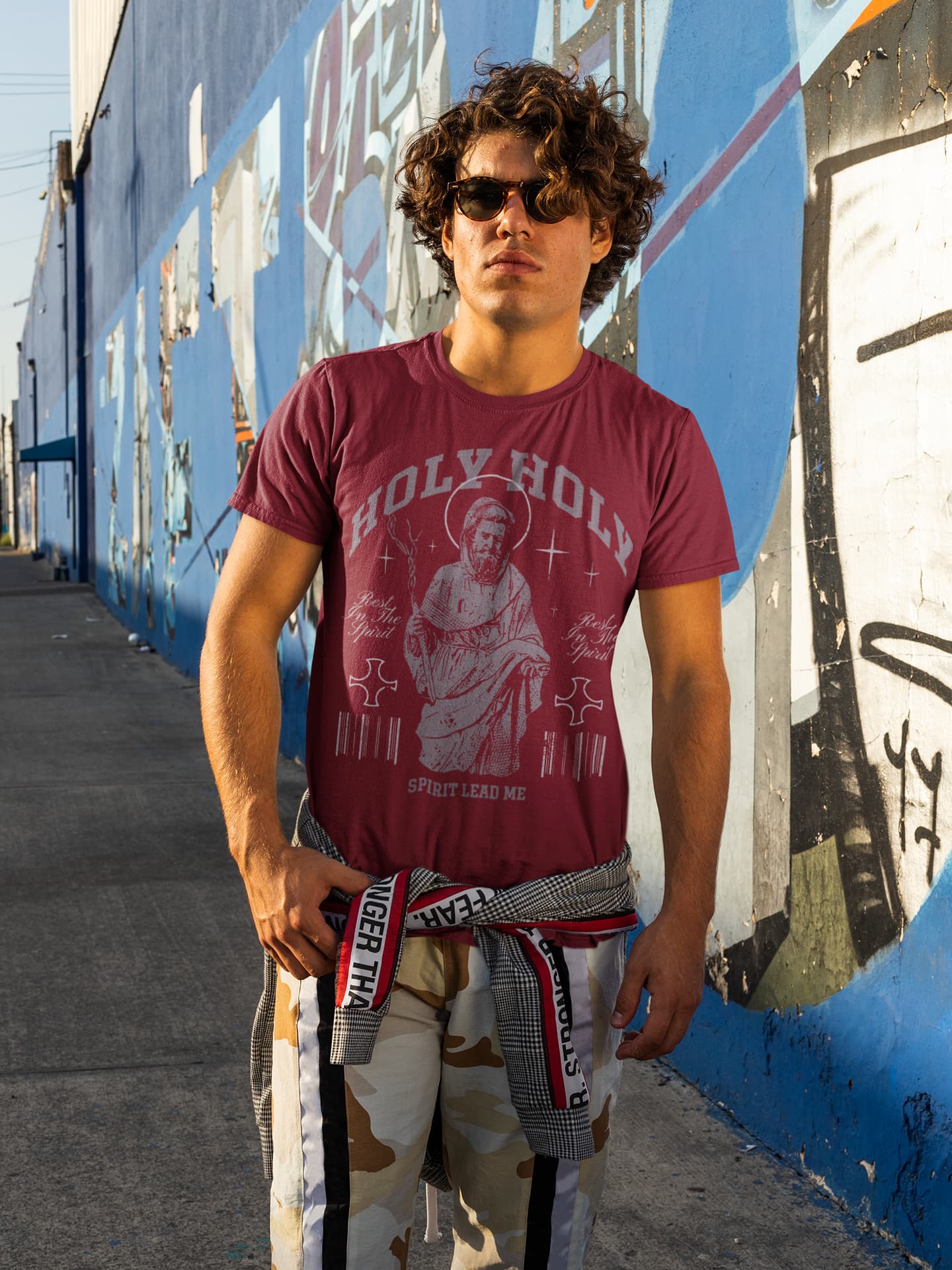 men's Maroon Round Neck T-shirts