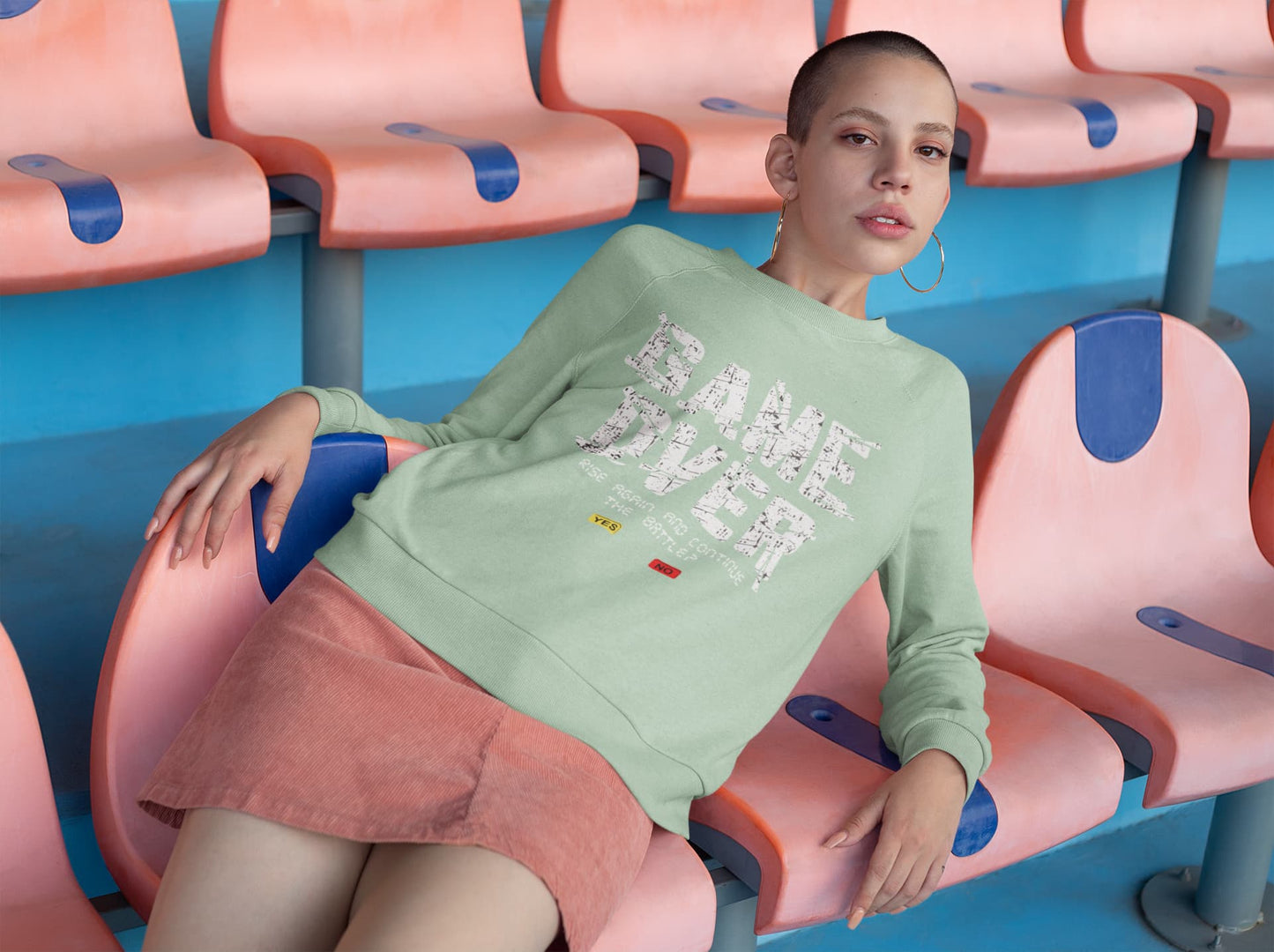 Men's Mint Green Sweatshirts