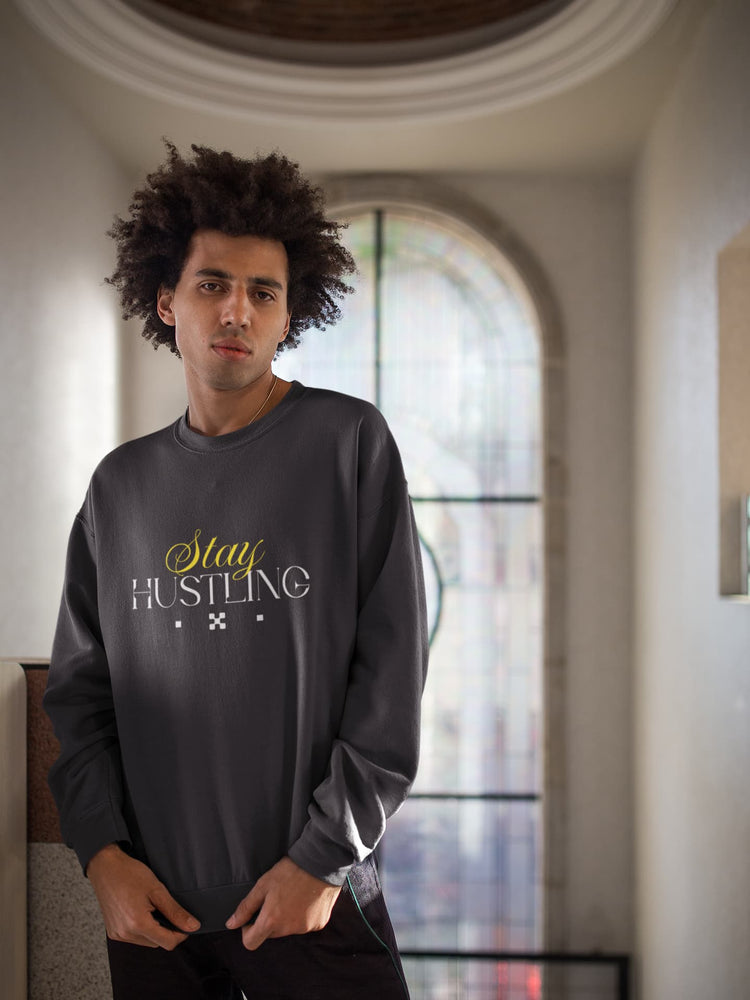 MENS BLACK SWEATSHIRT