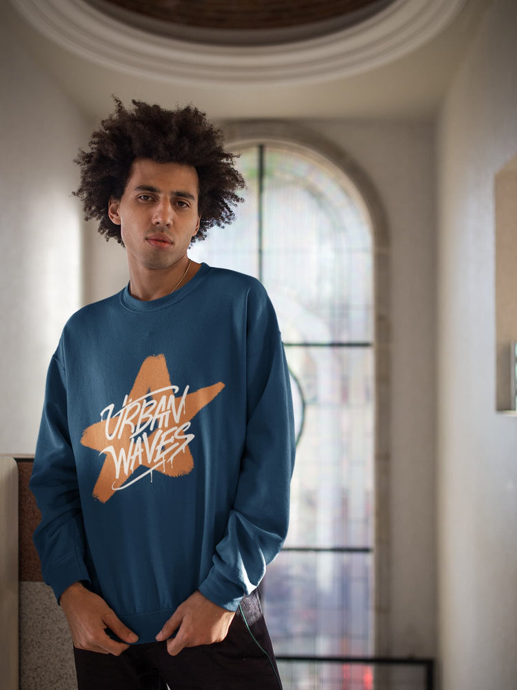 MENS NAVY BLUE SWEATSHIRT