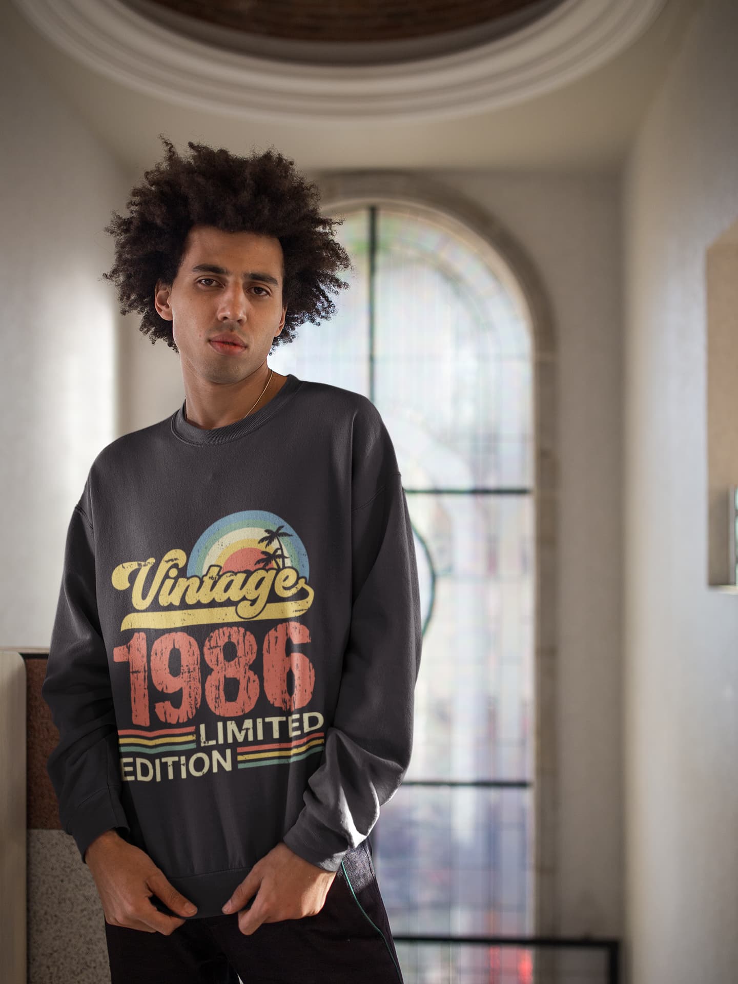 Men's Black Sweatshirt