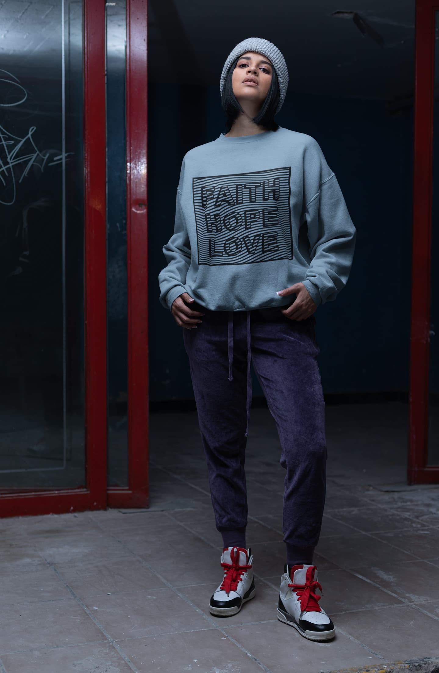 Men's Baby Blue Sweatshirts