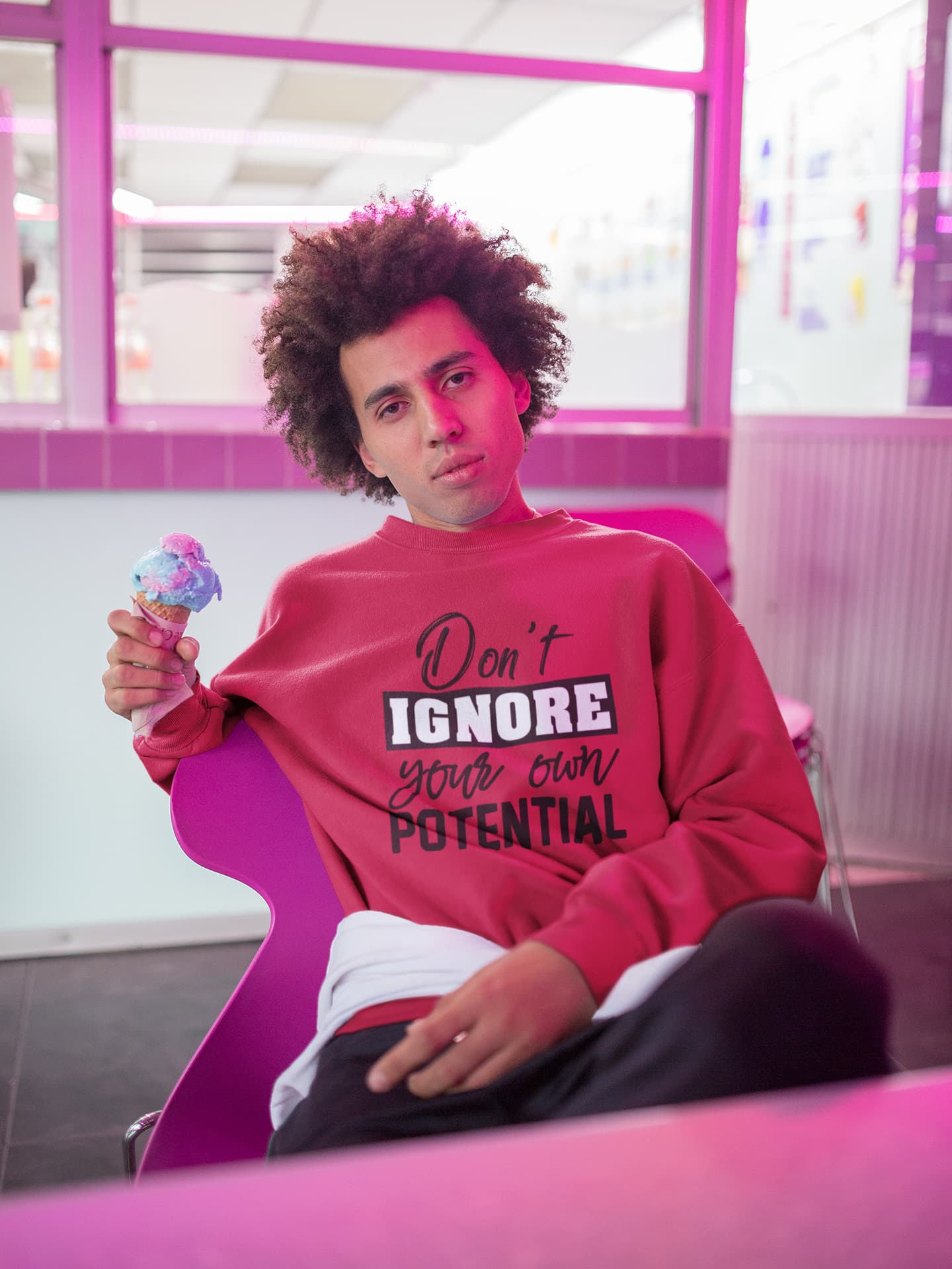 UNISEX RED SWEATSHIRTS