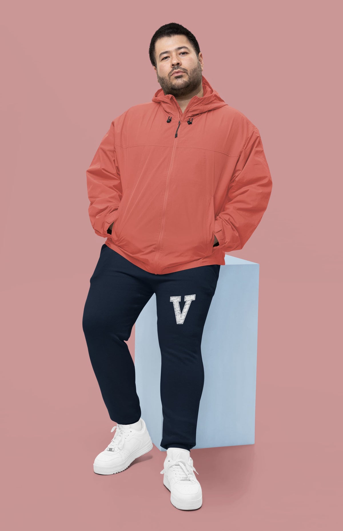 Men's Navy Blue Joggers