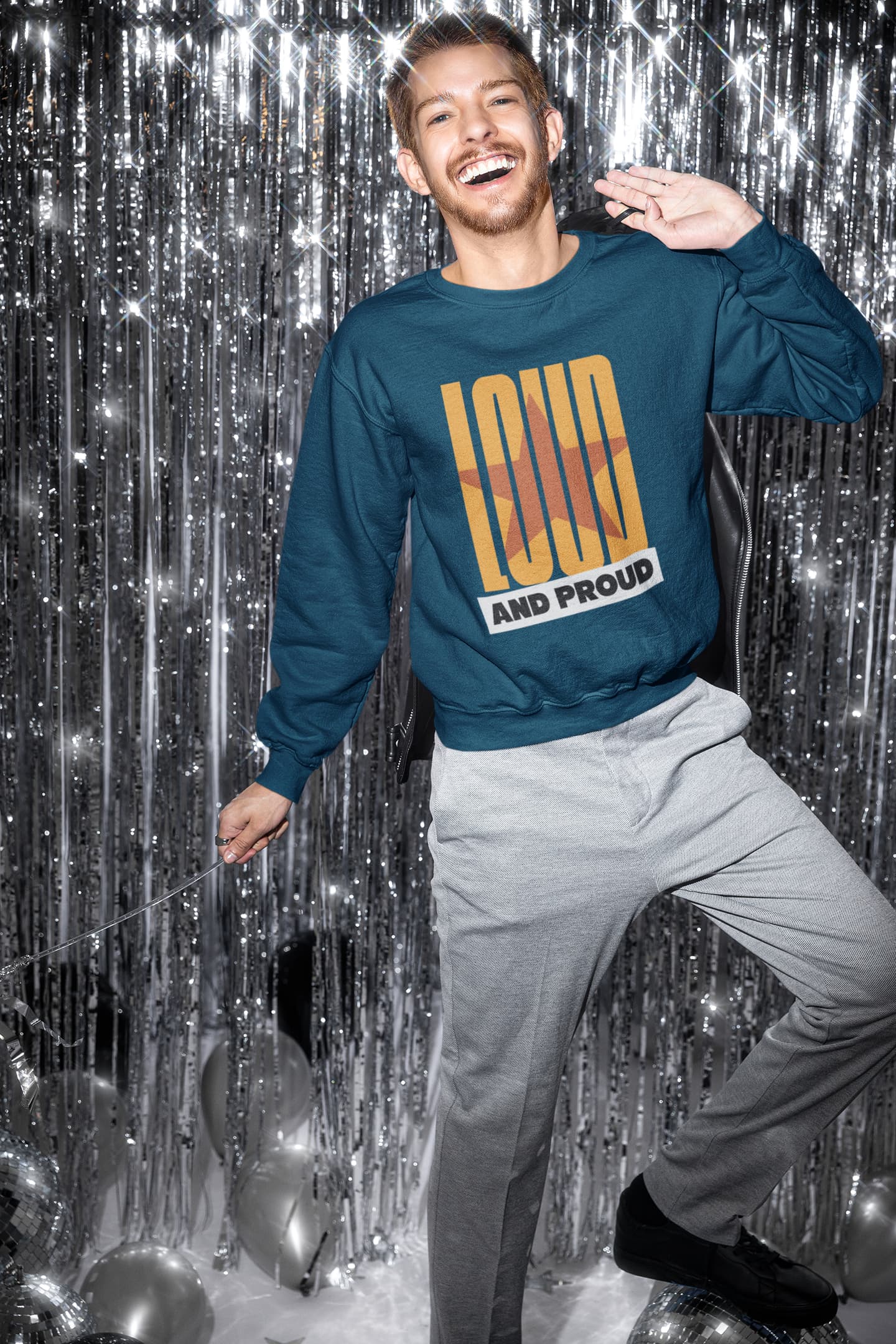 MENS NAVY BLUE SWEATSHIRT