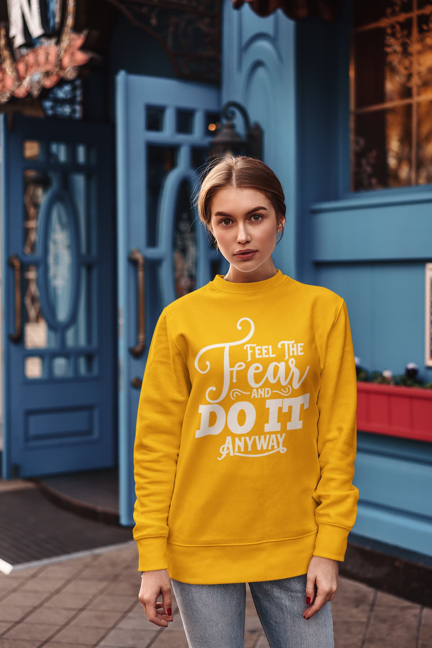 UNISEX GOLDEN YELLOW SWEATSHIRTS
