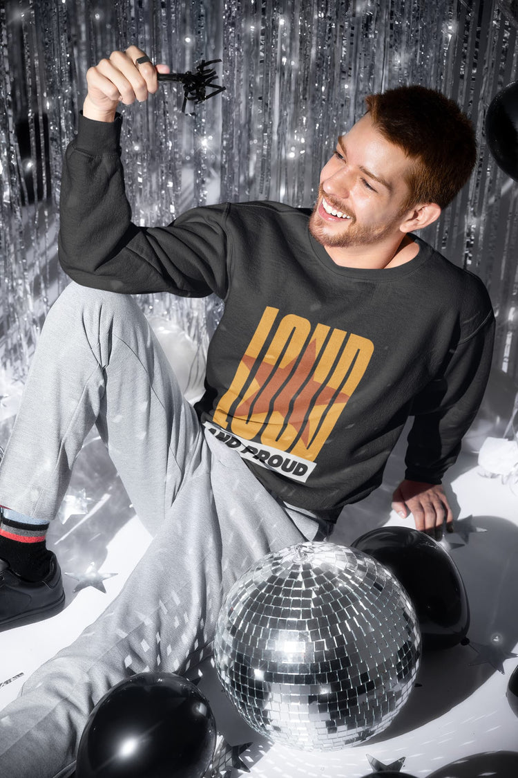 MENS BLACK SWEATSHIRT