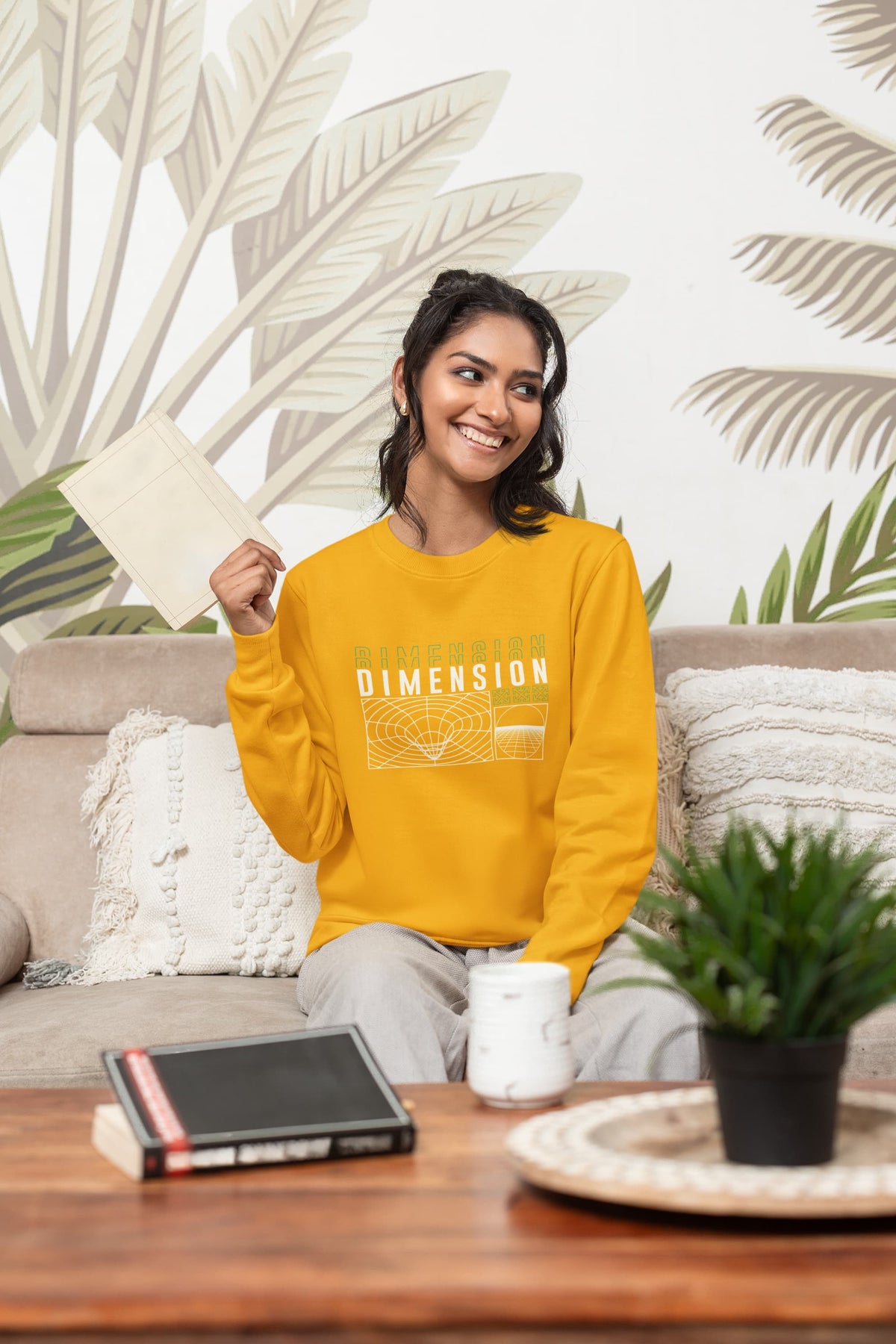 UNISEX GOLDEN YELLOW SWEATSHIRT