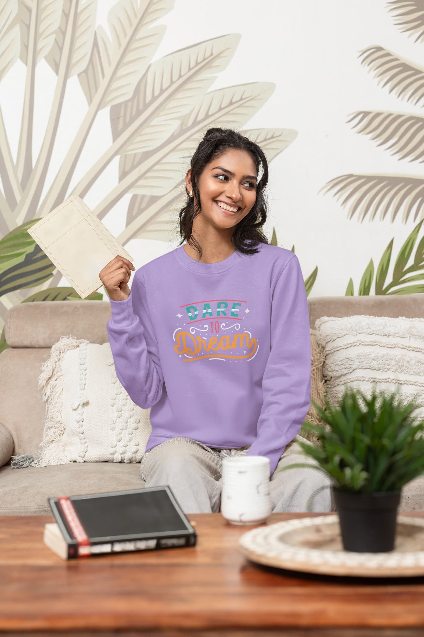 UNISEX IRIS LAVENDER SWEATSHIRT
