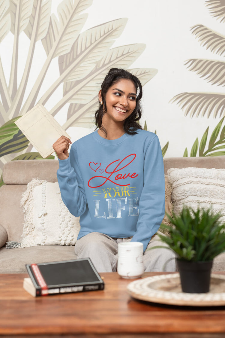 UNISEX BABY BLUE SWEATSHIRT