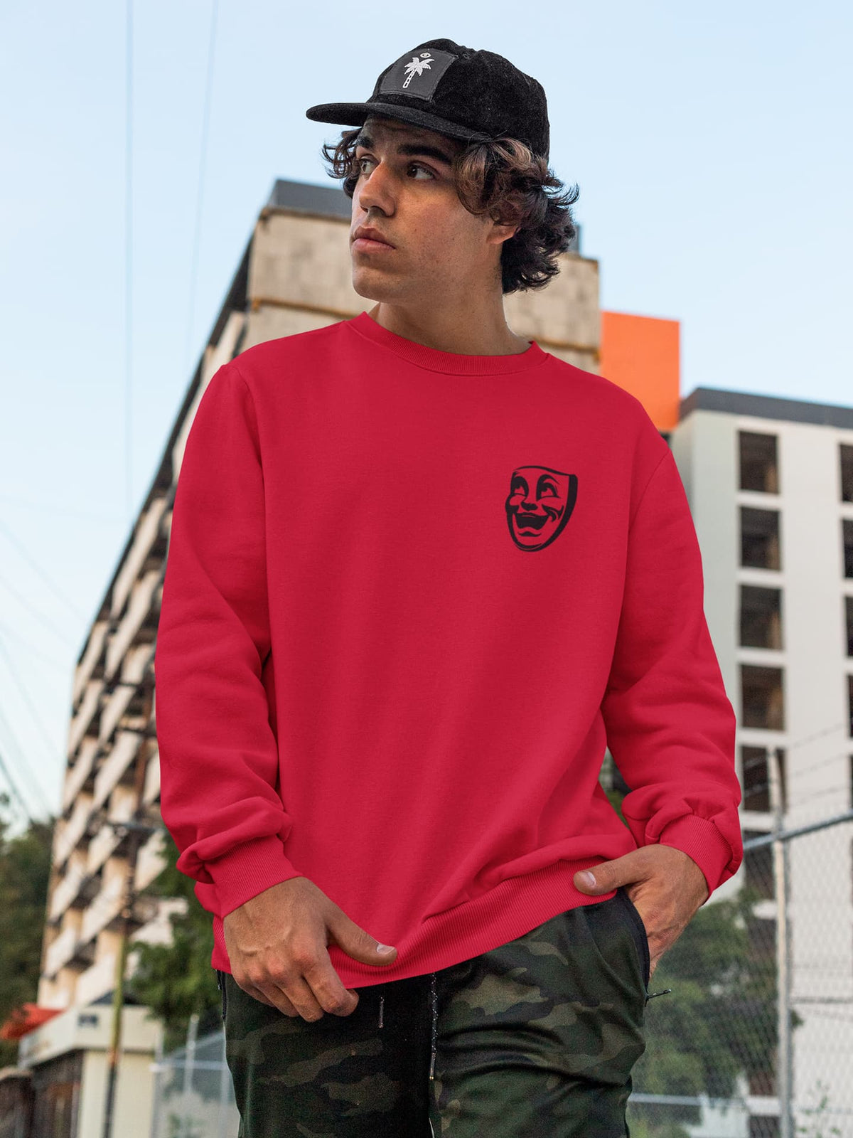 Men's Red Sweatshirts