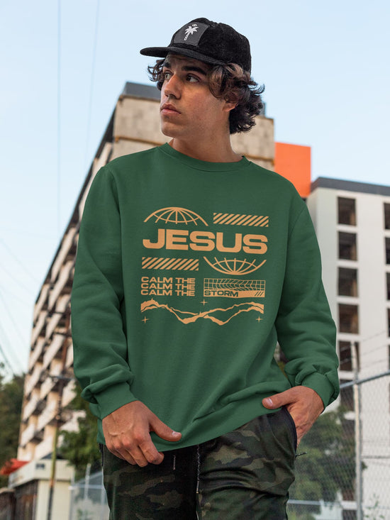 UNISEX OLIVE GREEN SWEATSHIRT