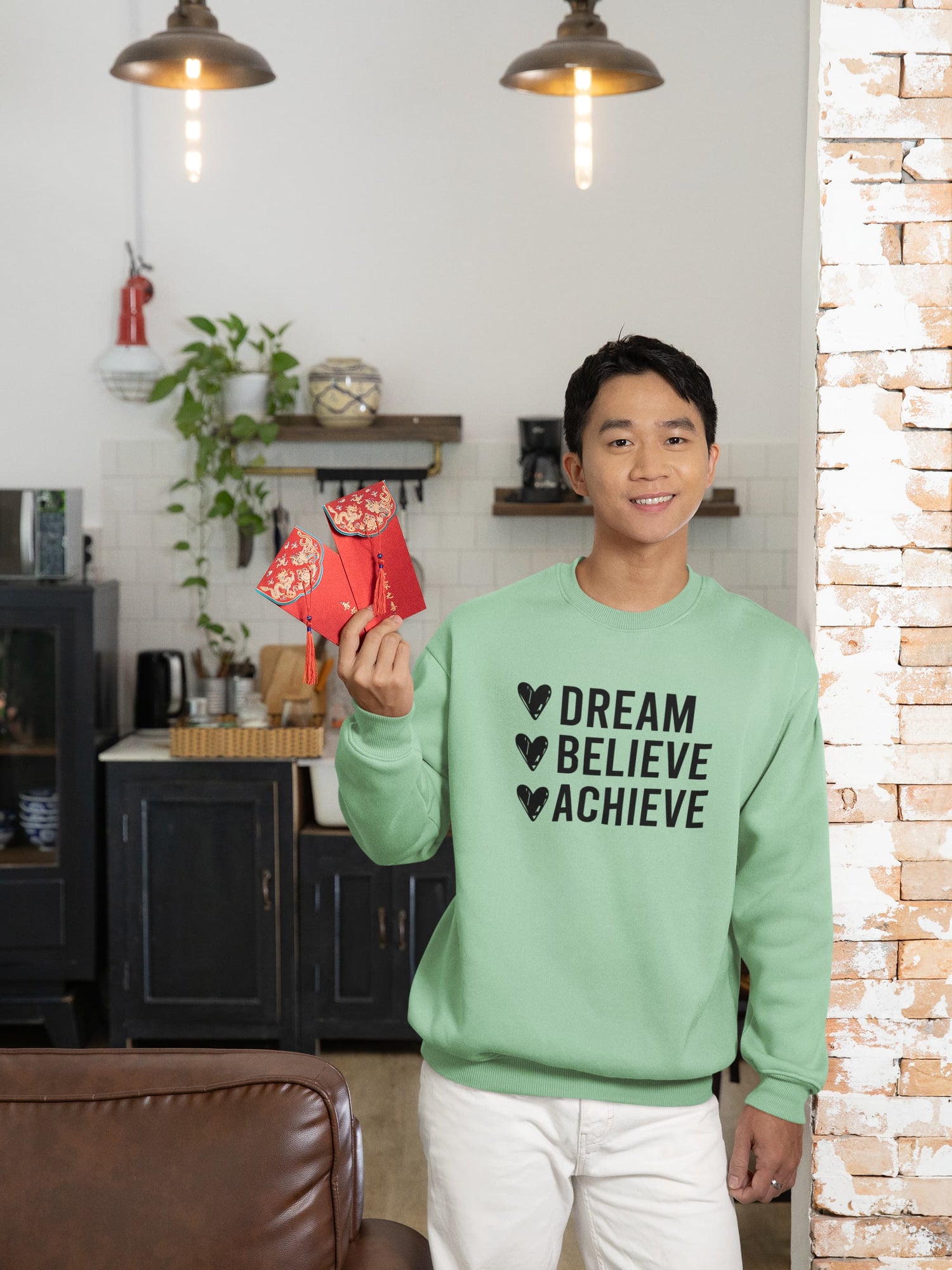 UNISEX MINT GREEN SWEATSHIRT
