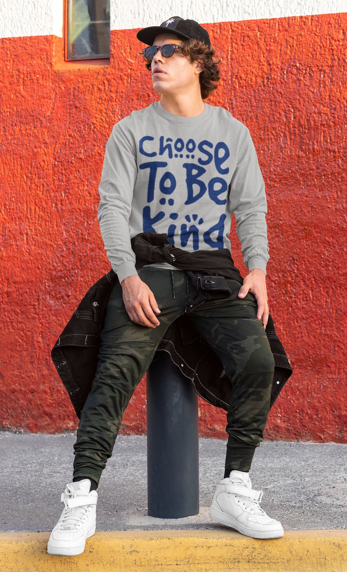 Men's Melange Grey Sweatshirts