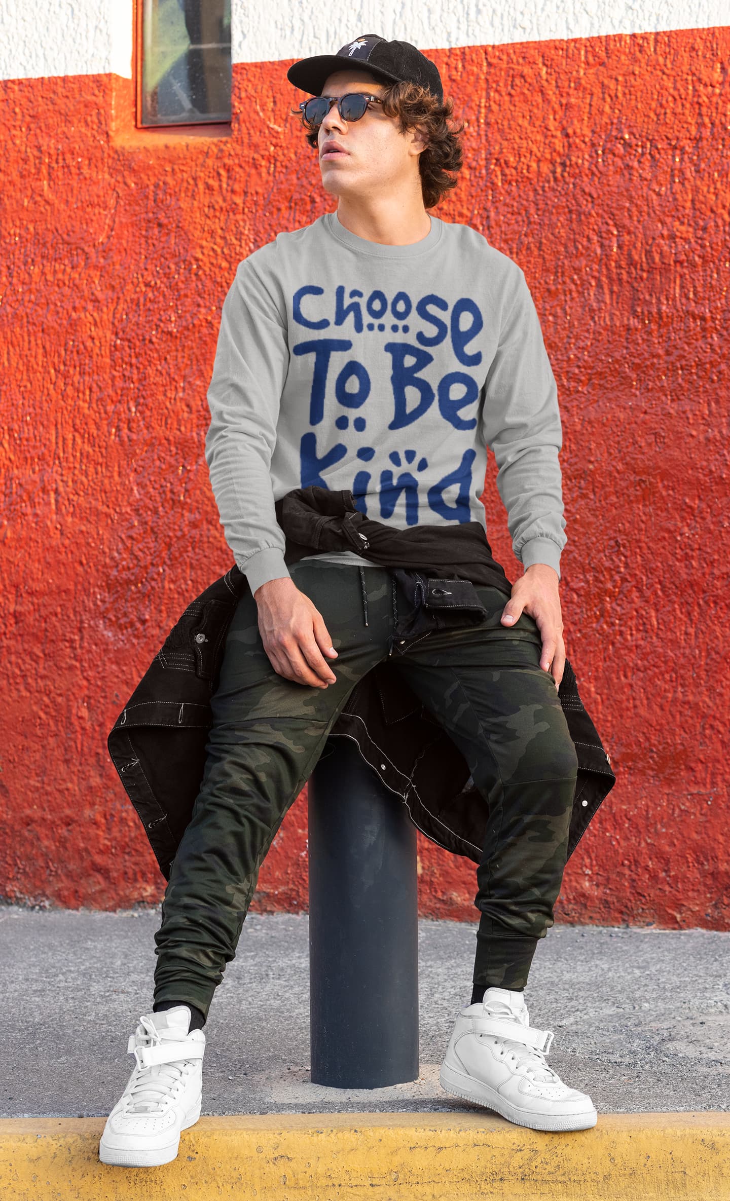 Men's Melange Grey Sweatshirts