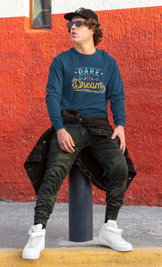 UNISEX NAVY BLUE SWEATSHIRT